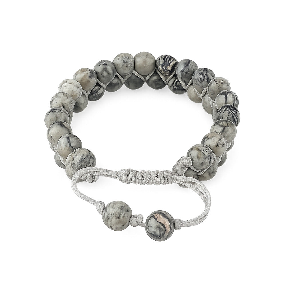 Grey Jasper Bracelet - Balance
