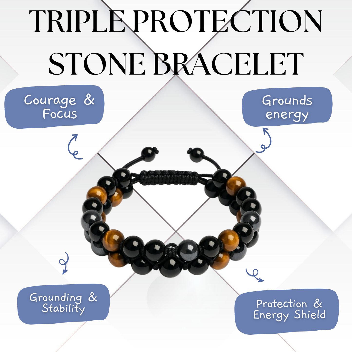 Triple Protection Bracelet - Protection