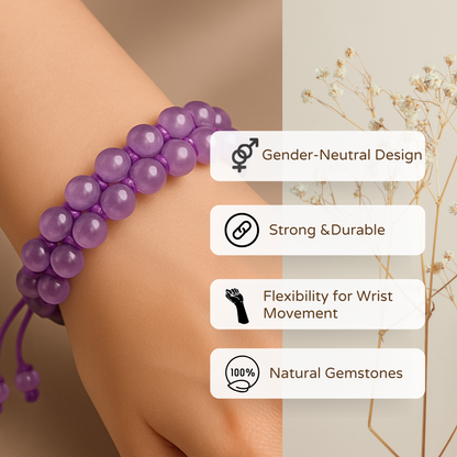 Tranquil Mind Amethyst Bracelet - Calm