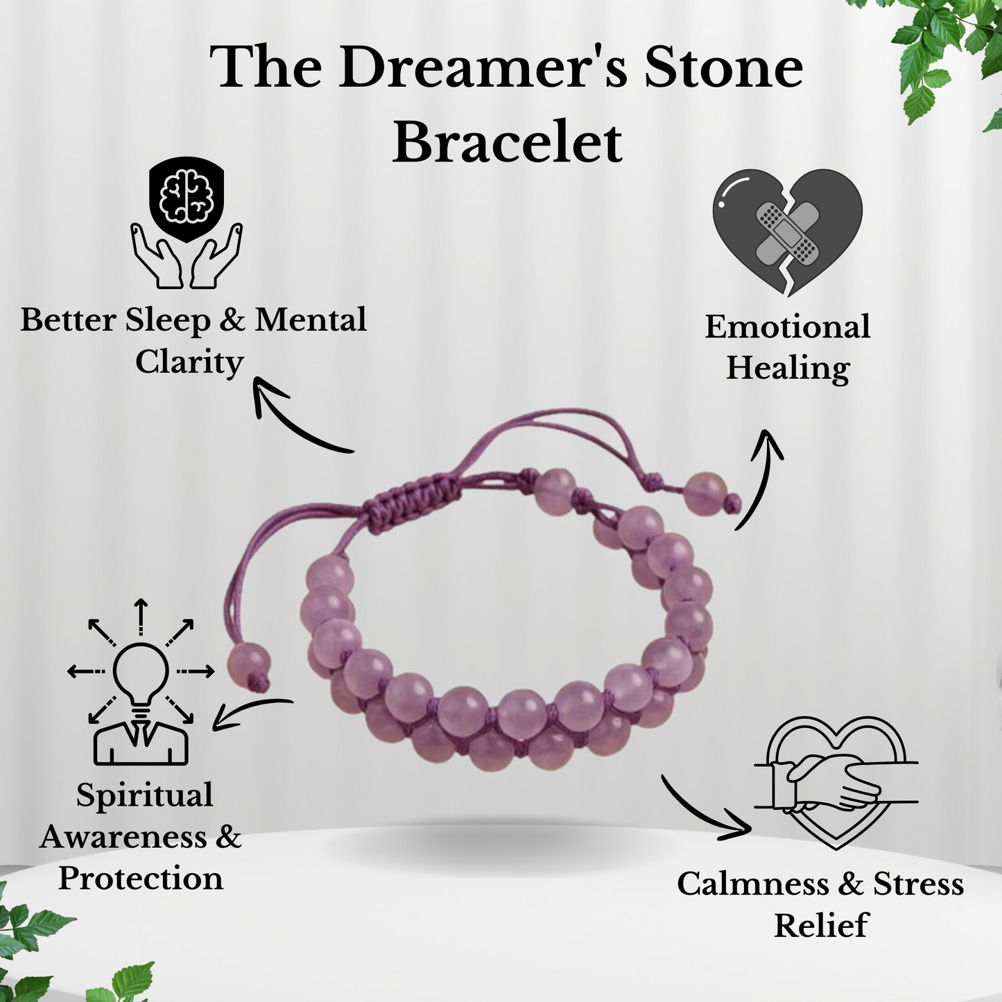 Tranquil Mind Amethyst Bracelet - Calm