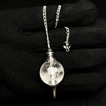 Clear Quartz Pendulum – Crystal Dowsing Tool for Clarity & Guidance
