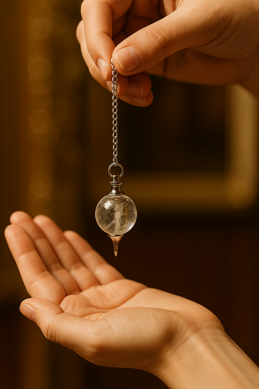 Clear Quartz Pendulum – Crystal Dowsing Tool for Clarity & Guidance