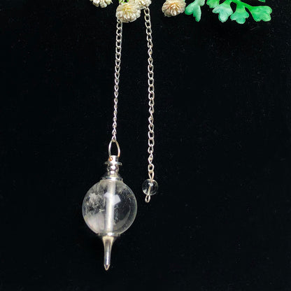 Clear Quartz Pendulum – Crystal Dowsing Tool for Clarity & Guidance