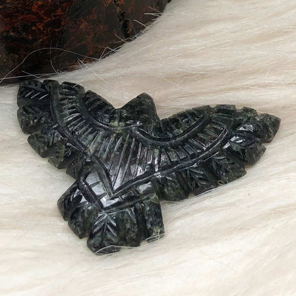 Kambaba Jasper Eagle Figurine – Grounding & Ancestral Connection