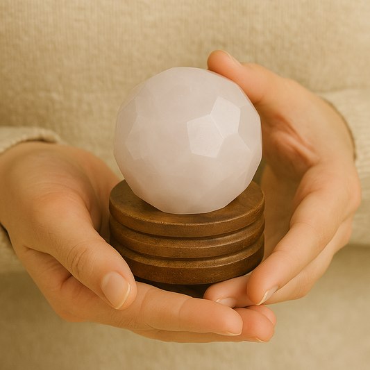 Rose Quartz Crystal Ball – Love, Harmony & Divine Energy
