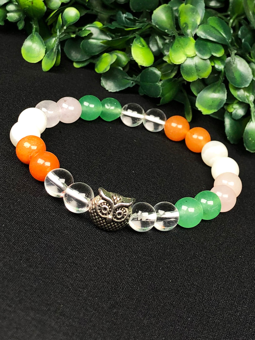 Pregnancy Mixel Crystal Bracelet (Rose quartz, Green Aventurine , Clear Quartz ,Lapis lazuli & Amethyst)