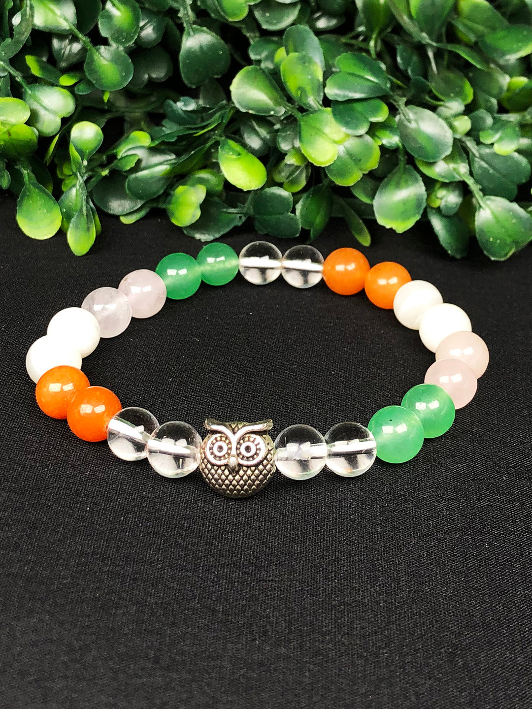 Pregnancy Mixel Crystal Bracelet (Rose quartz, Green Aventurine , Clear Quartz ,Lapis lazuli & Amethyst)