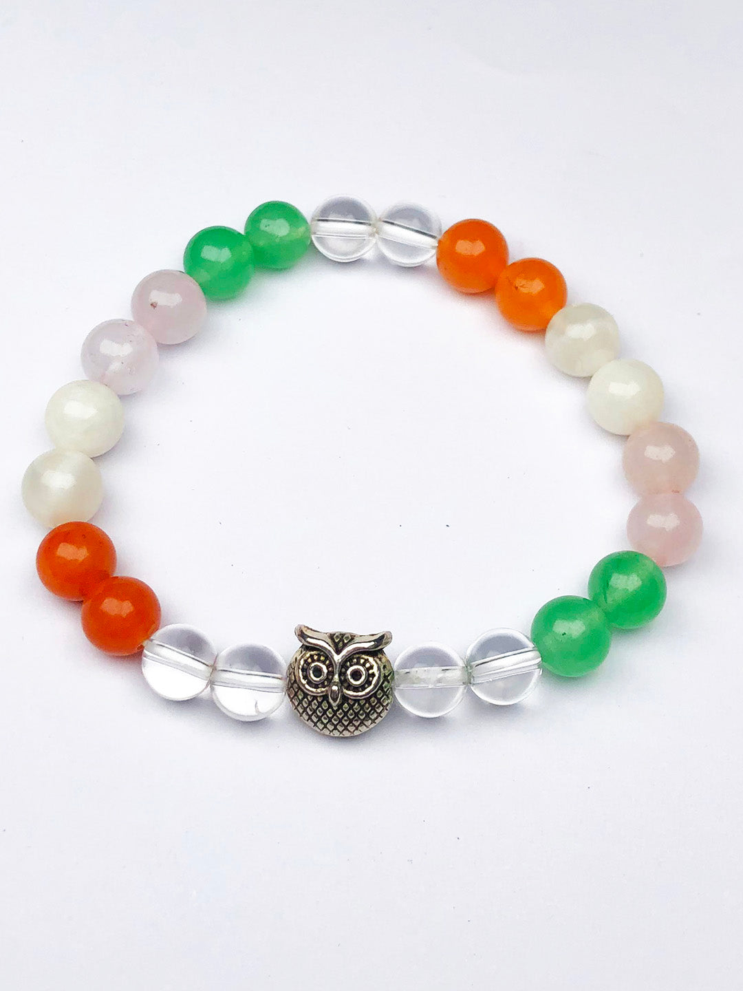 Pregnancy Mixel Crystal Bracelet (Rose quartz, Green Aventurine , Clear Quartz ,Lapis lazuli & Amethyst)