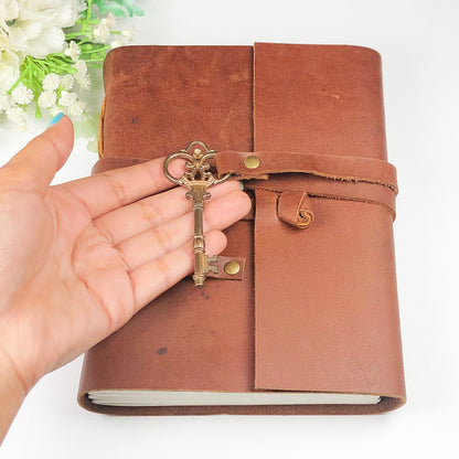 Leather Journal with Key