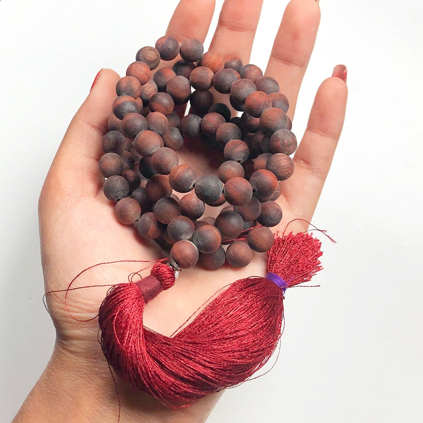 Red Tigereye 108 Beads Mala/Necklace