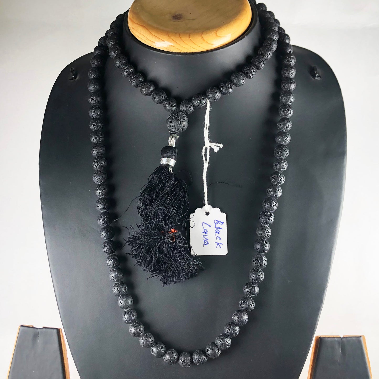 Black Lava 108 Beads Mala/Necklace