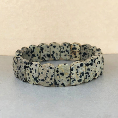 White Dalmatian Healing Bracelet – Promotes Joy, Playfulness, And Loyalty