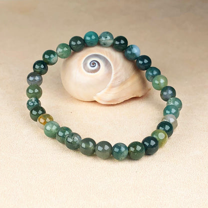 Green Moss Agate Bracelet