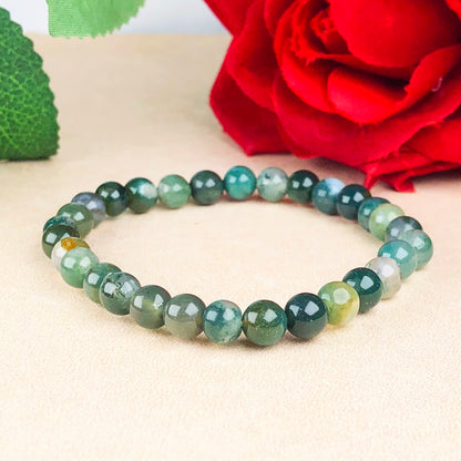 Green Moss Agate Bracelet
