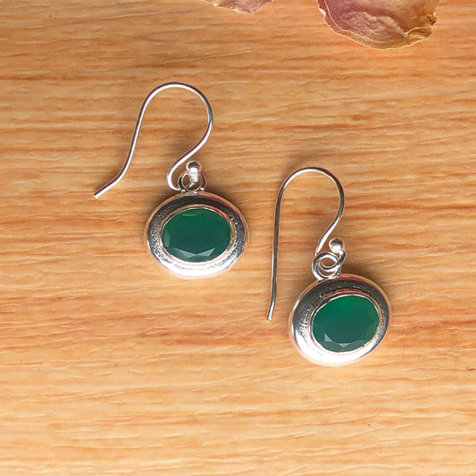 Zhupuk International Trending Stylish Gemstone Onyx Earrings for Women and Girls Light Weight Dangle For Every Occasion Nickel-Free Quality ( RITI015 )