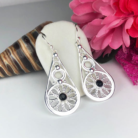 Zhupuk International Unique Design Gemstone Spinel Earrings for Women and Girls Light Weight Dangle For Every Occasion Nickel-Free Quality ( RITI018 )