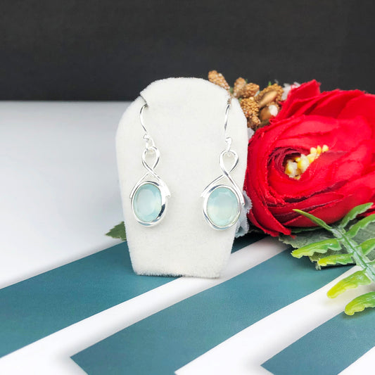 Zhupuk International Latest Design Gemstone Opal Earrings for Women and Girls Light Weight Dangle For Every Occasion Nickel-Free Quality ( RITI033 )