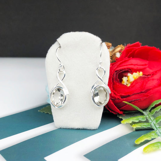 Zhupuk International Latest Stylish Gemstone Citrine Earrings for Women and Girls Light Weight Dangle For Every Occasion Nickel-Free Quality ( RITI034 )