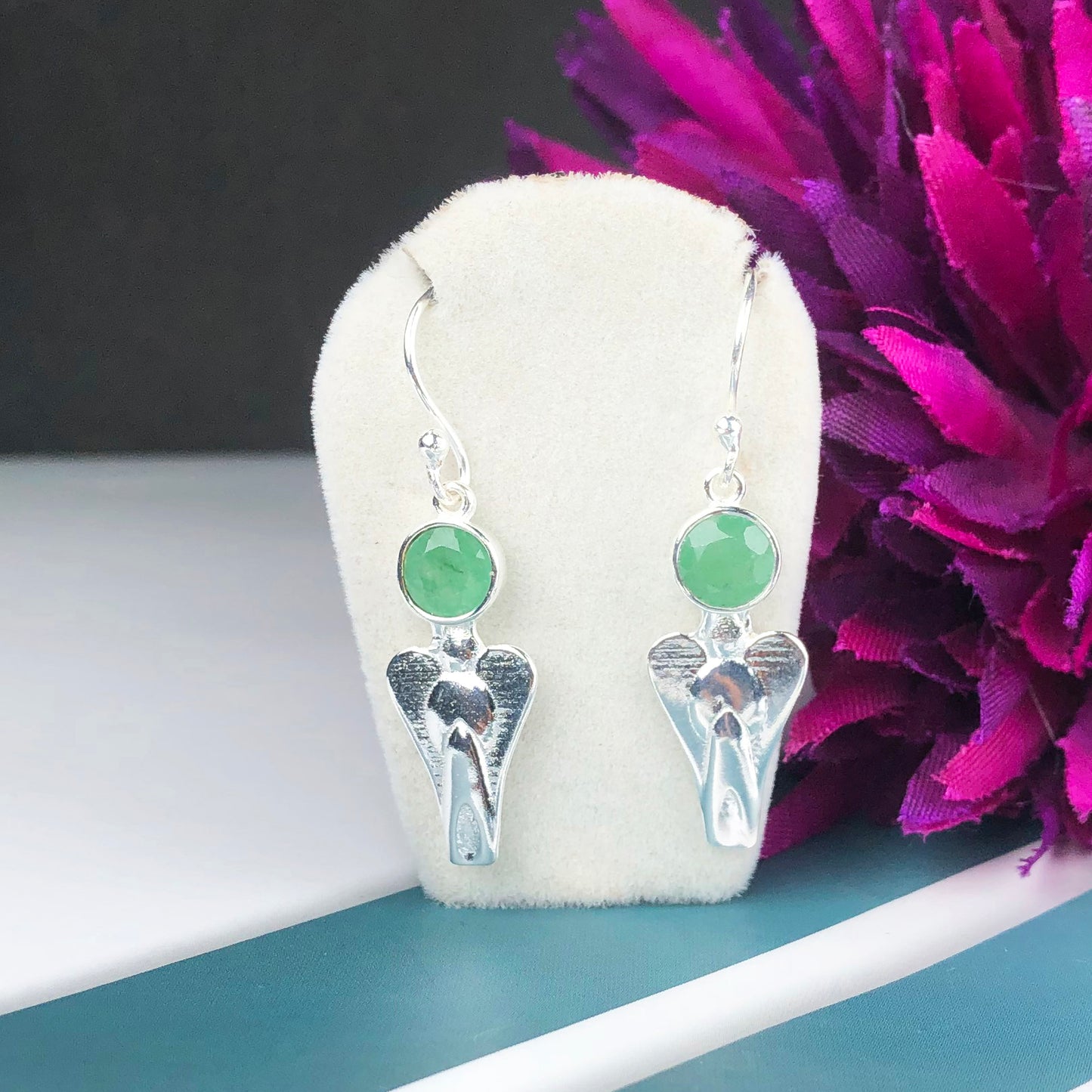 Zhupuk International Latest Stylish Gemstone Onyx Earrings for Women and Girls Light Weight Dangle For Every Occasion Nickel-Free Quality ( RITI051 )