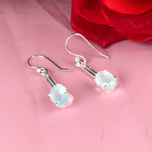 Zhupuk International Latest Design Gemstone Opal Earrings for Women and Girls Light Weight Dangle For Every Occasion Nickel-Free Quality ( RITI062 )