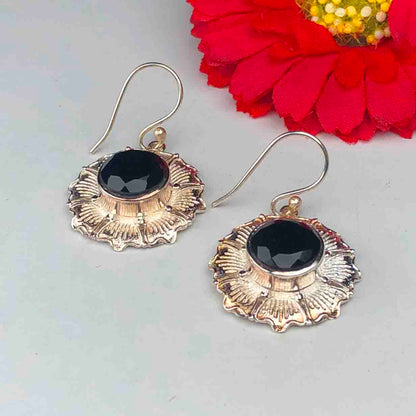 Zhupuk International Trending Stylish Gemstone Spinel Earrings for Women and Girls Light Weight Dangle For Every Occasion Nickel-Free Quality ( RITI139 )