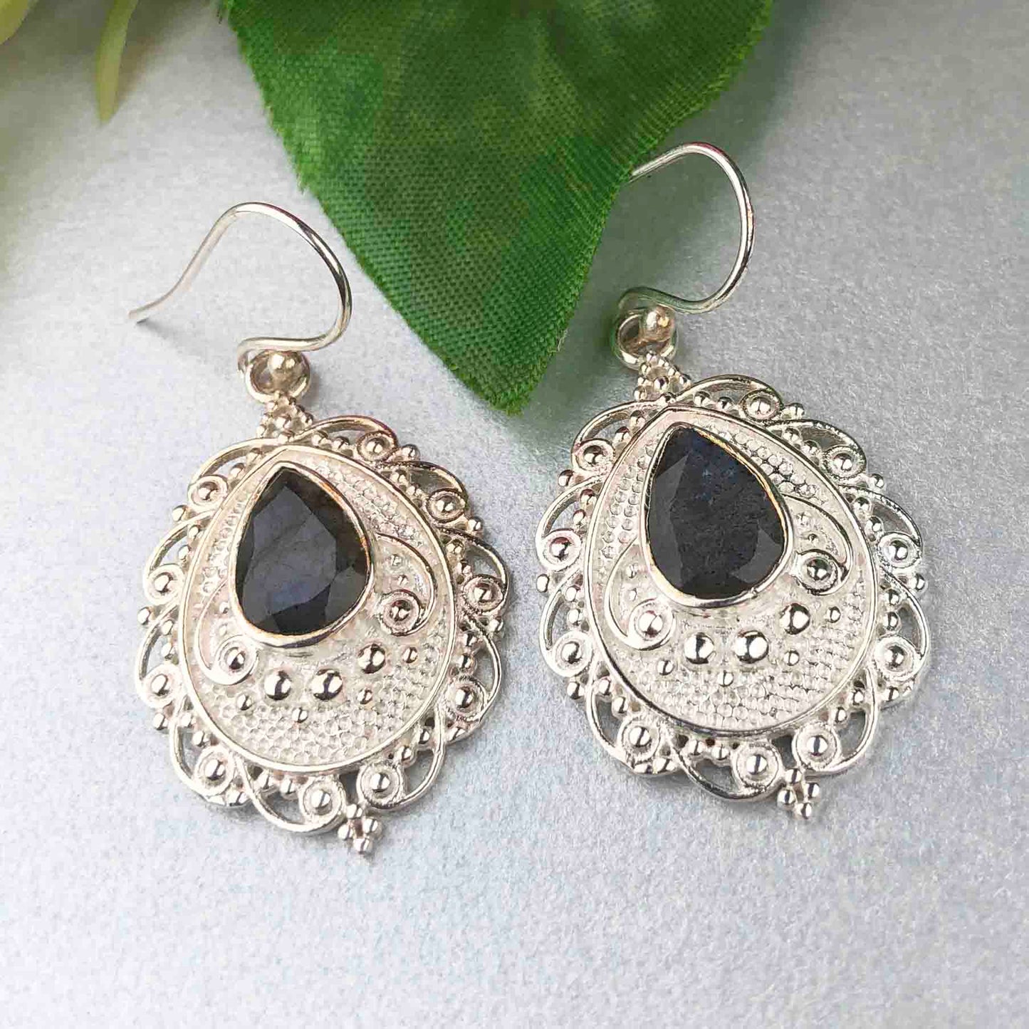 Zhupuk International Latest Design Gemstone Spinel Earrings for Women and Girls Light Weight Dangle For Every Occasion Nickel-Free Quality ( RITI157 )