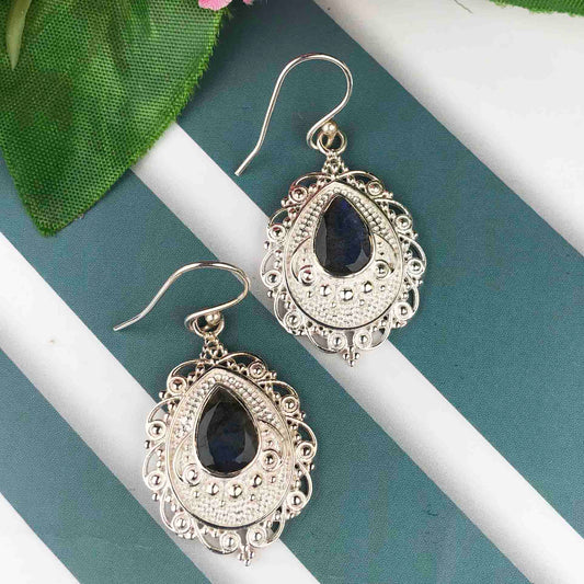 Zhupuk International Latest Design Gemstone Spinel Earrings for Women and Girls Light Weight Dangle For Every Occasion Nickel-Free Quality ( RITI157 )