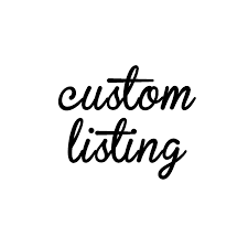 Custom listing Jan 28