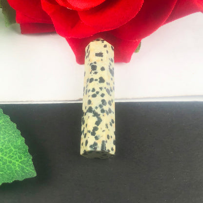Beautiful Dalmatian Jasper Crystal Point