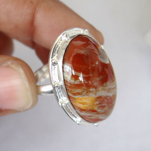 Amazing Yellow Citrine Sterling Silver Ring