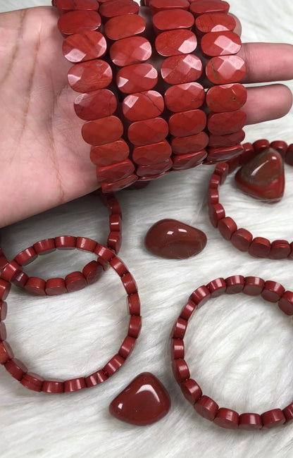 Red Jasper Healing Bracelet – Promotes Strength, Protection, And Courage
