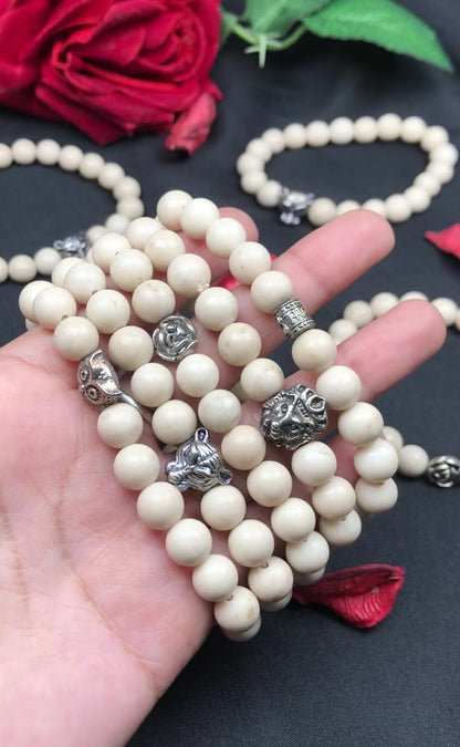 White Agate Healing Bracelet – Promotes Stability, Protection, And Strength