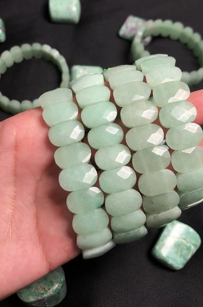 Green Aventurine Healing Bracelet – Promotes Luck, Prosperity, And Heart Healing