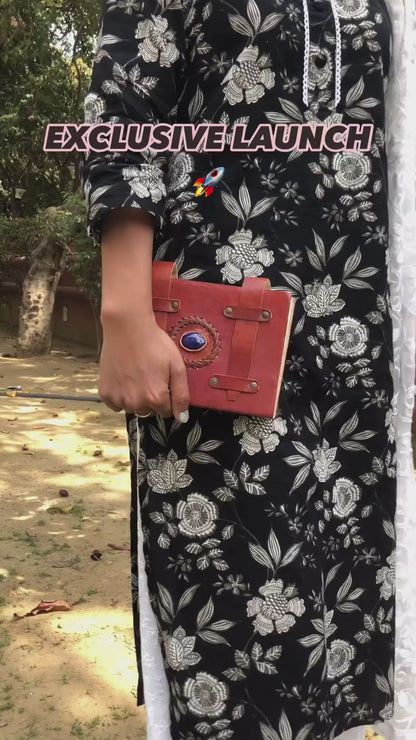 Leather Journal with Key