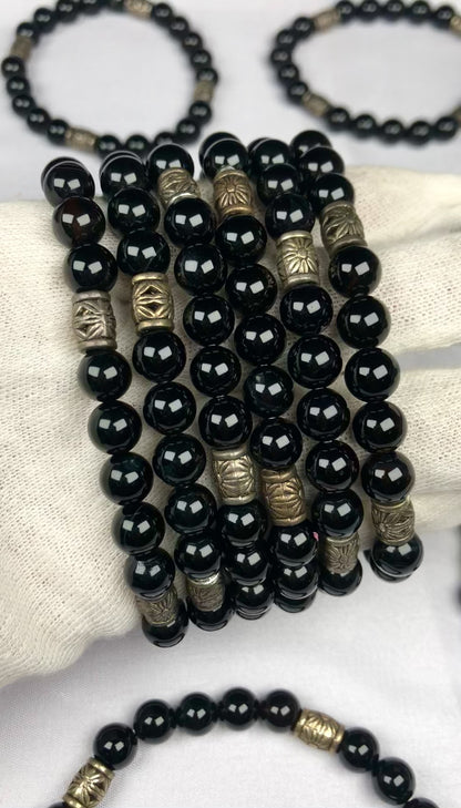 Black Obsidian Healing Bracelet – Promotes Protection, Clarity, And Transformation