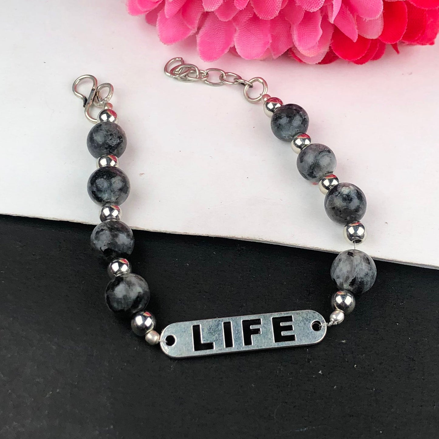 Gray Jasper Bracelet Healing