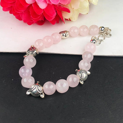 Pink Rose Quartz Bracelet Healing