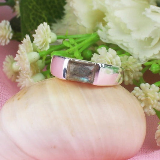 Blue Labradorite Ring
