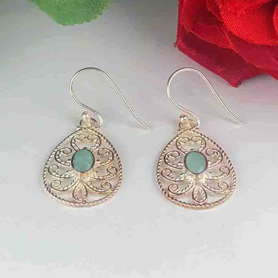 Blue  Earrings