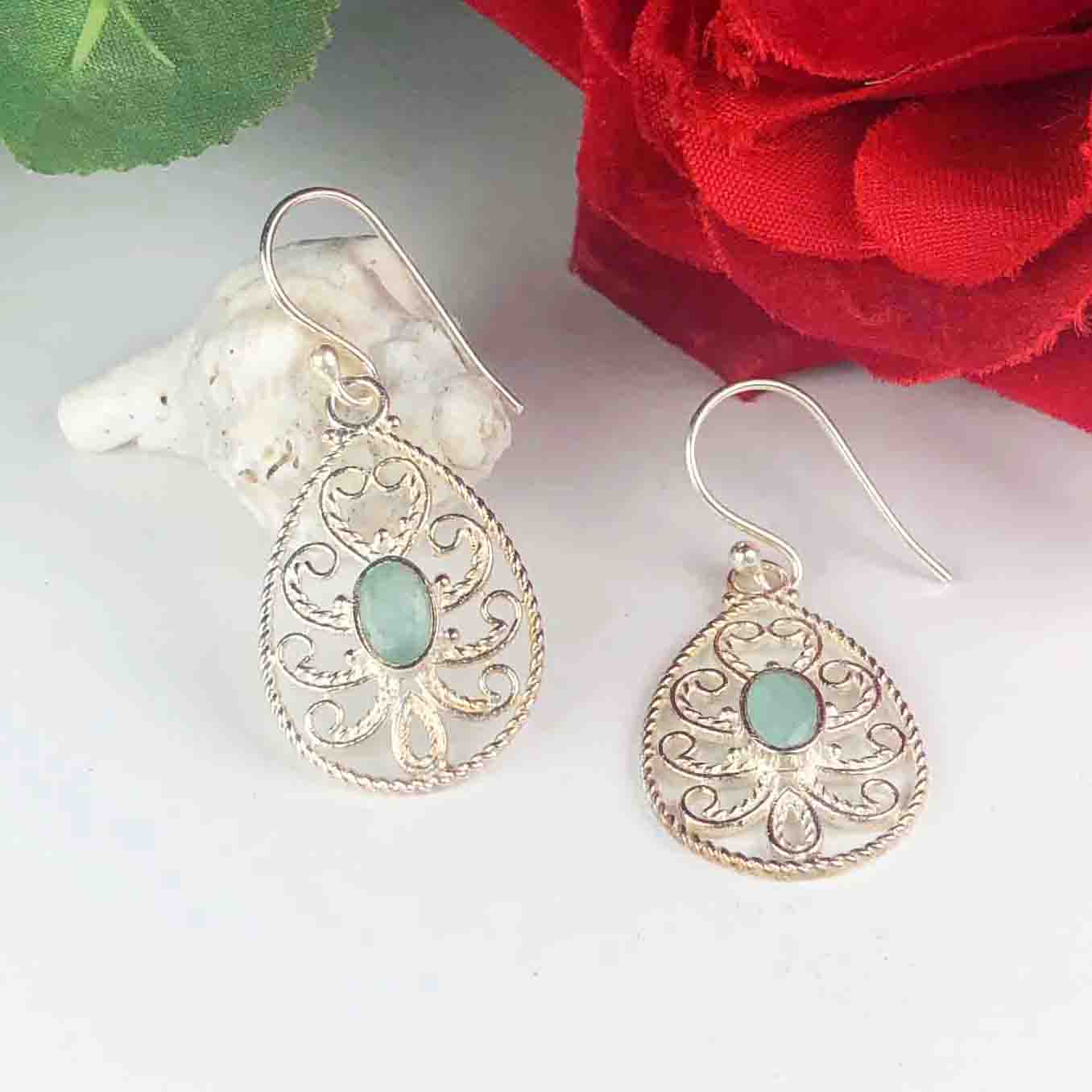 Blue  Earrings