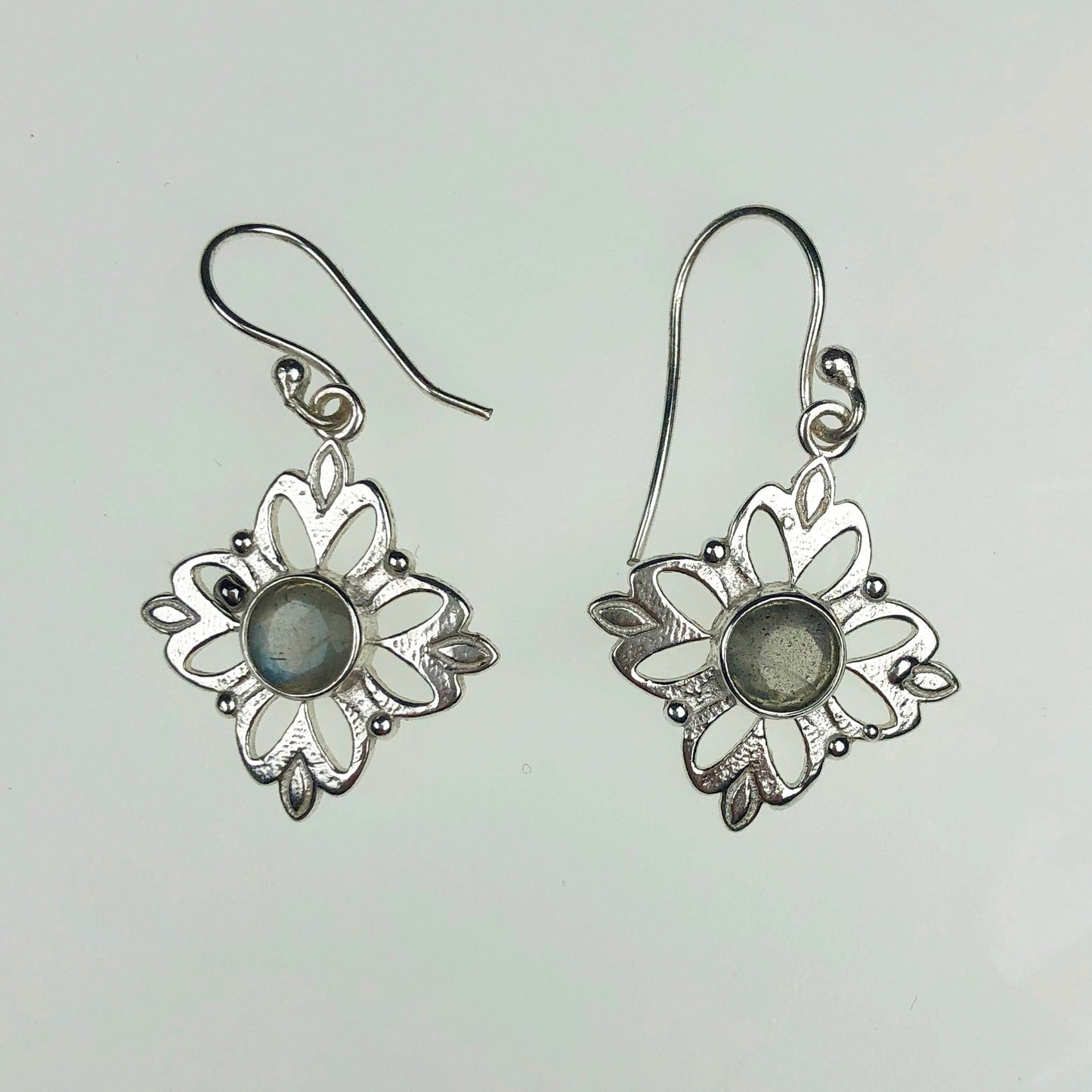 Blue Labradorite Earrings