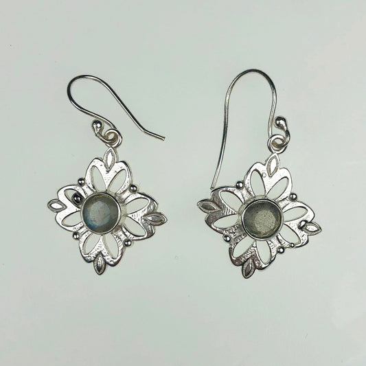 Blue Labradorite Earrings