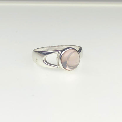White Clear Quartz Ring