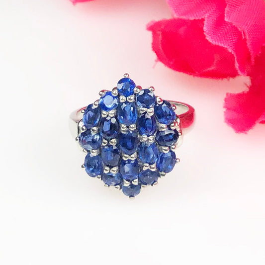 Wonderful Blue Iolite Sterling Silver Ring