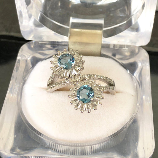 Very Beautiful Tanzanite Sterling Silver Ring