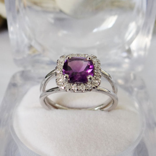 Gorgeous Amethyst Sterling Silver Ring
