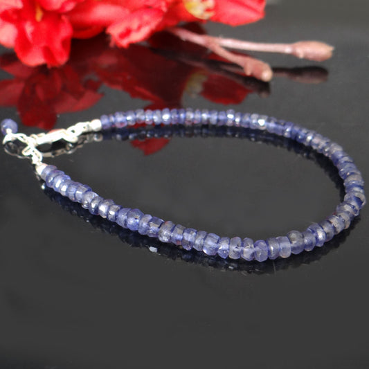 Top Quality Iolite Sterling Silver Bracelet