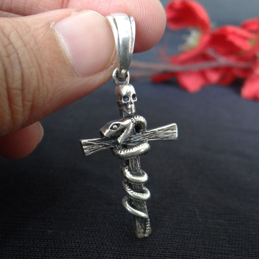 Top Grade Jesus Cross Sterling Silver Pendant