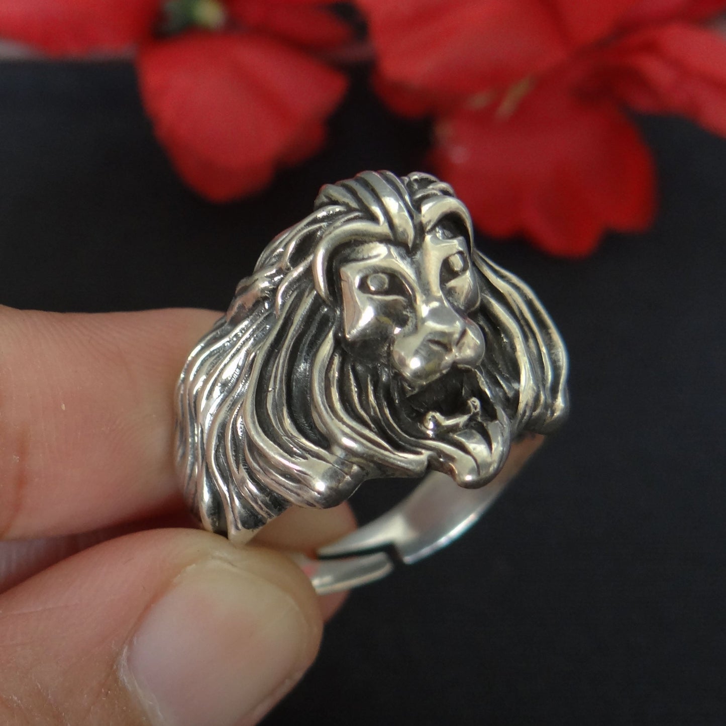 Top Selling Lion Sterling Silver Ring