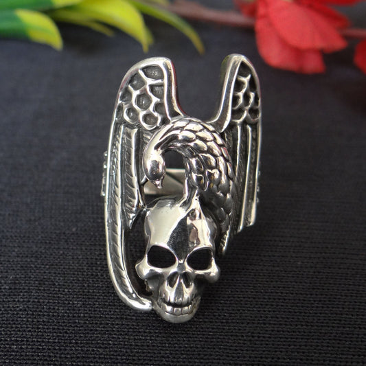Top Quality Skull Sterling Silver Ring